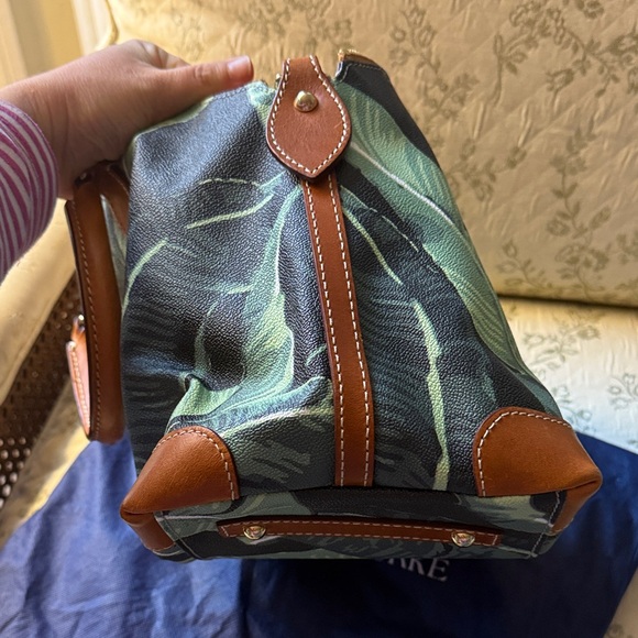 Dooney & Bourke Tropical Leaf Satchel - Picture 6 of 16